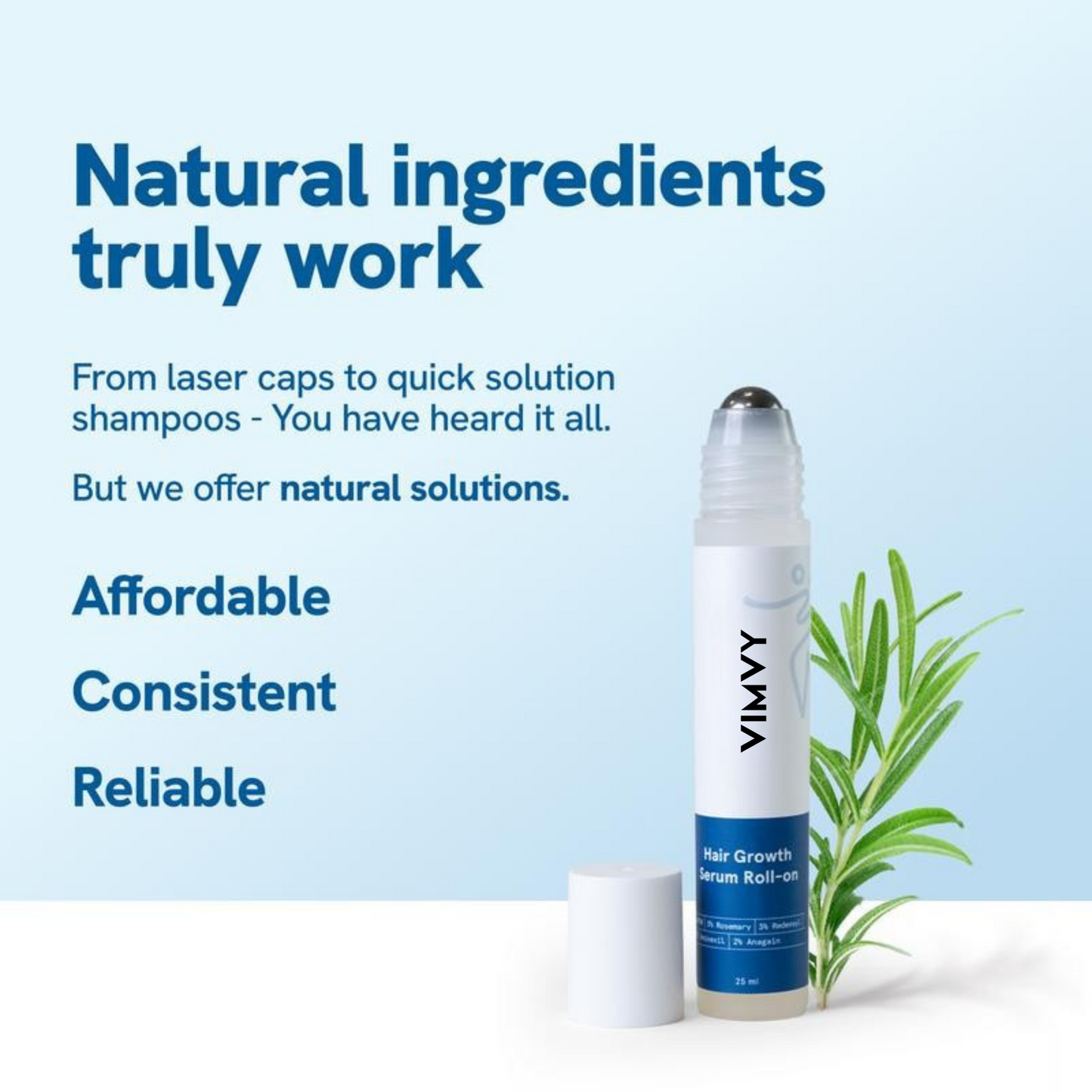 RootRush™ Precision Hair Regrowth Serum Roll-On