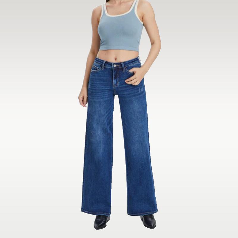 CurveEase™ Baggy Jeans
