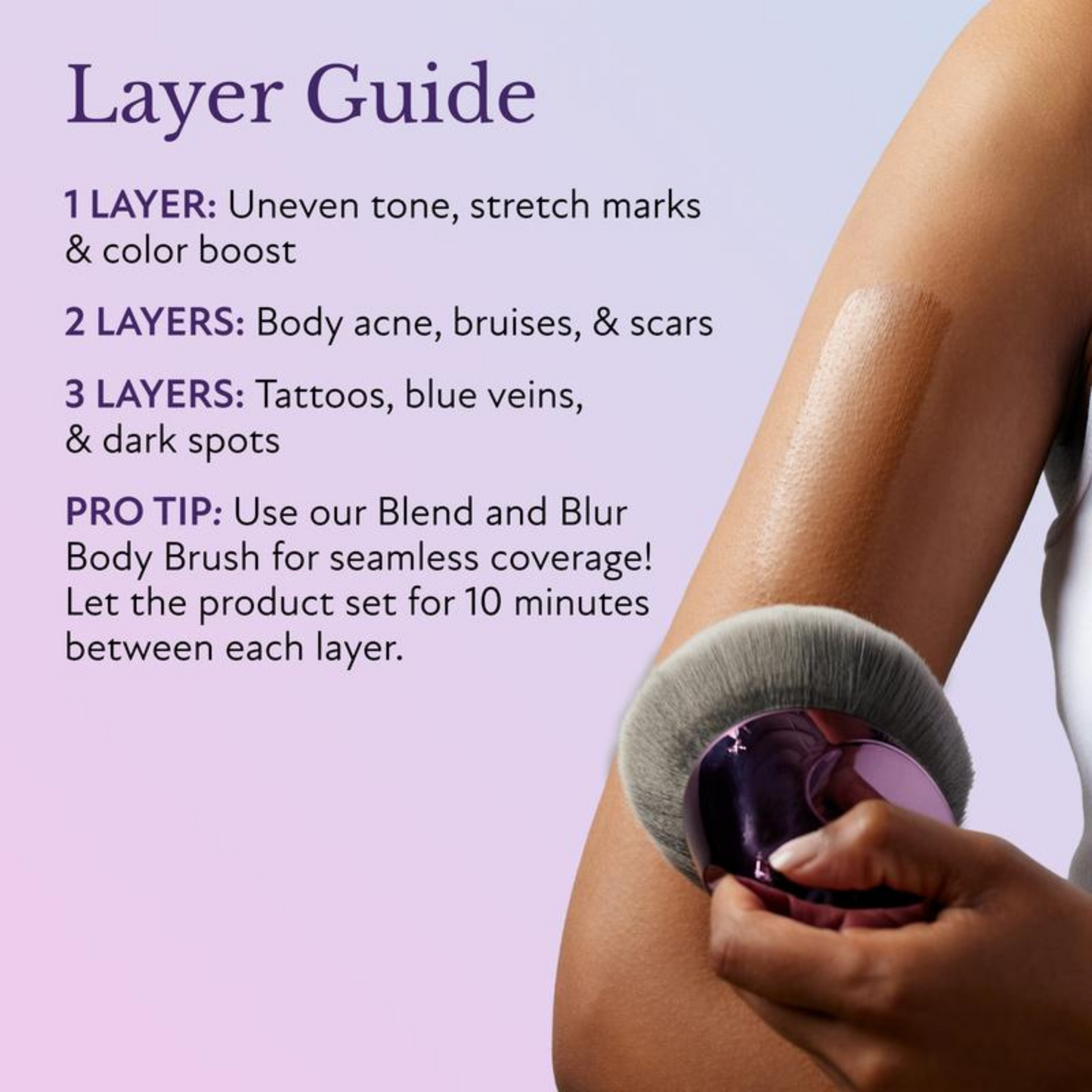 Flawless Body Coverage + FREE Brush by VIMVY™