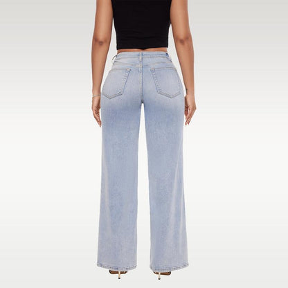 CurveEase™ Baggy Jeans