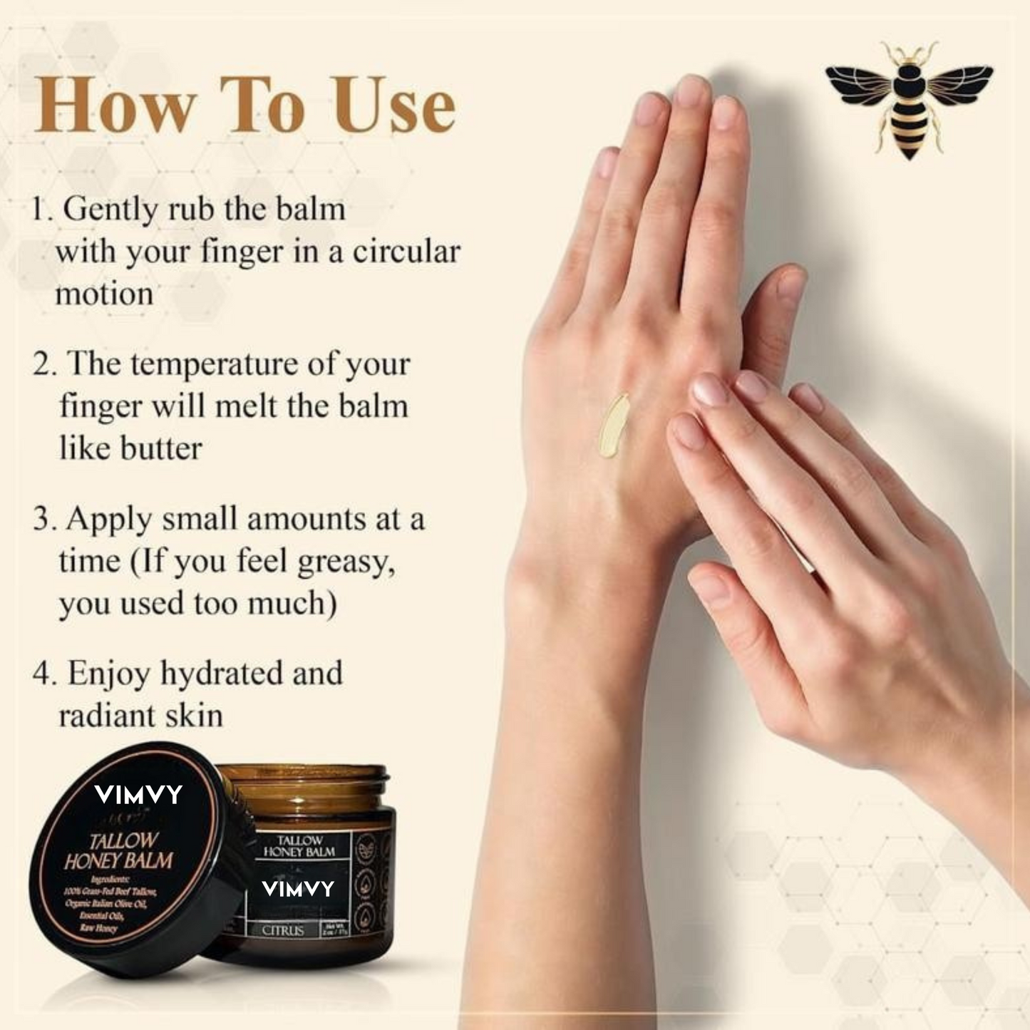 HoneyTallow™ Organic Moisturizer