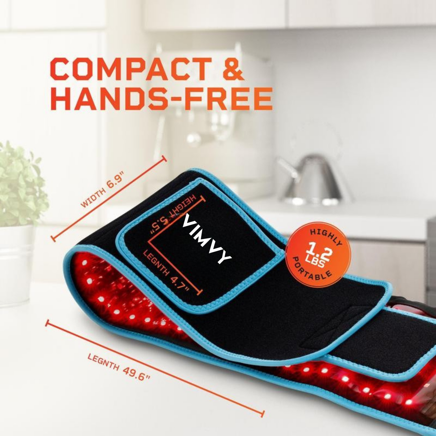 GlowRelief™ Heated LED & Vibration Belt
