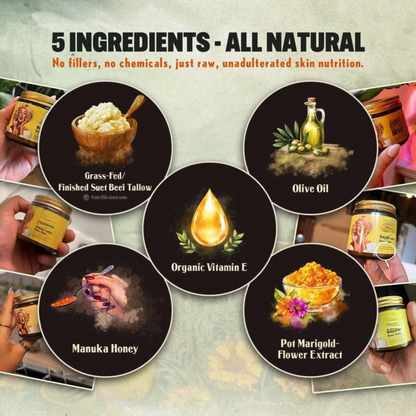 Sebo de res batido TallowGlow™ de VIMVY