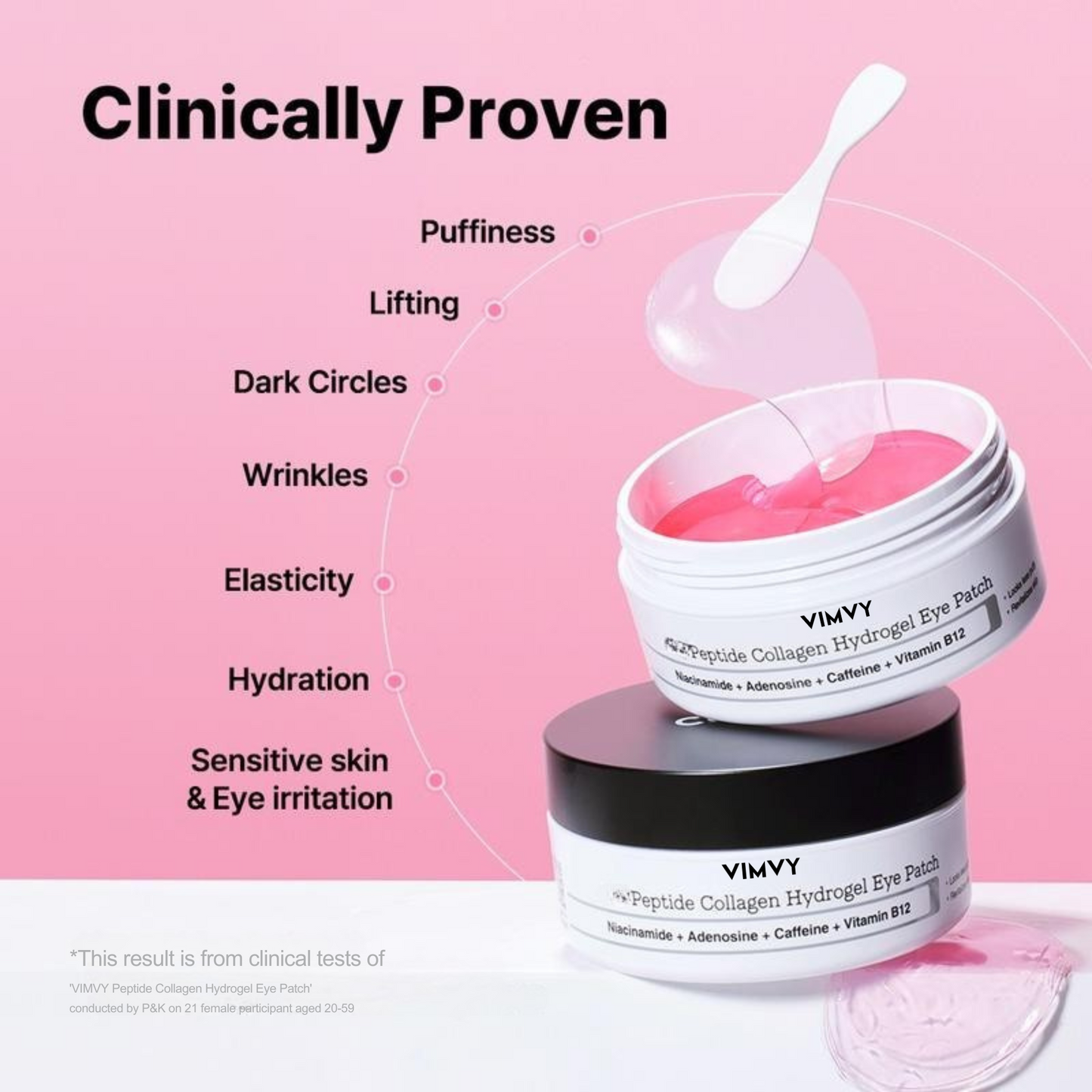 10-Minute Collagen Peptide Eye Patch by VIMVY™