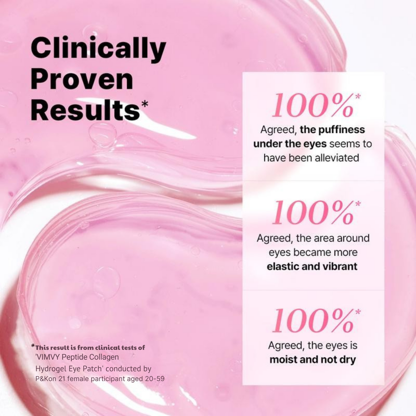 10-Minute Collagen Peptide Eye Patch by VIMVY™