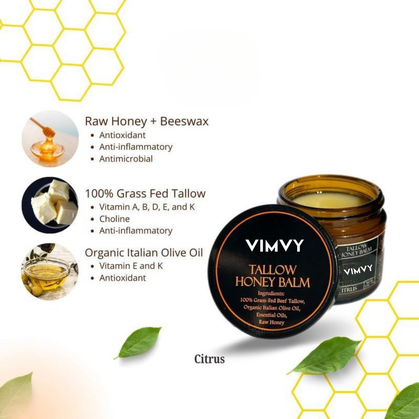 HoneyTallow™ Organic Moisturizer