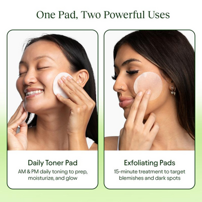 GlowRepair™ Toner Pads – Snail Mucin + Peptides