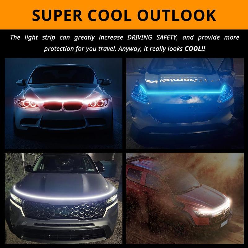 Dynamic Car Hood LED Light Strip