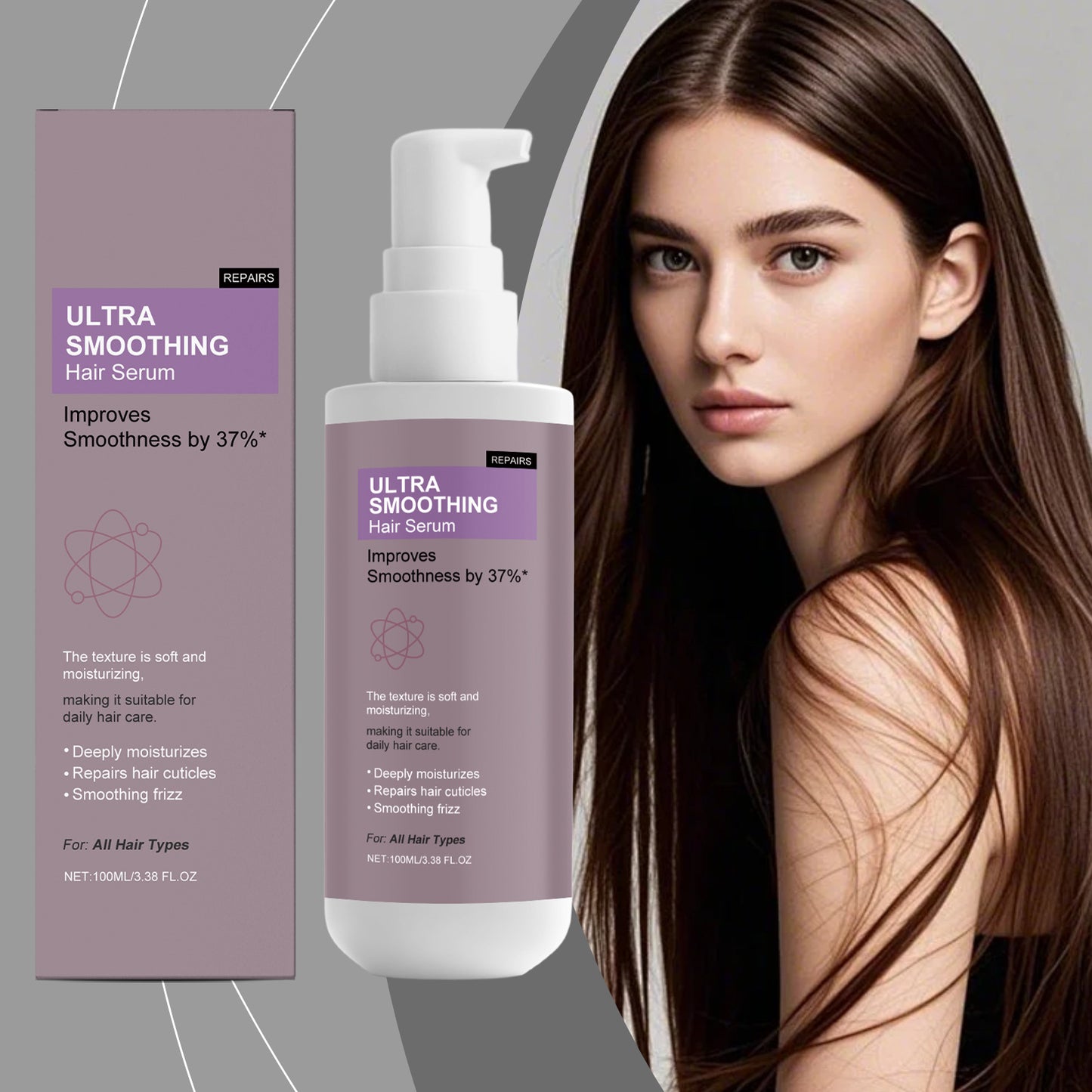 Glass-Hair Smoothing Serum by VIMVY™