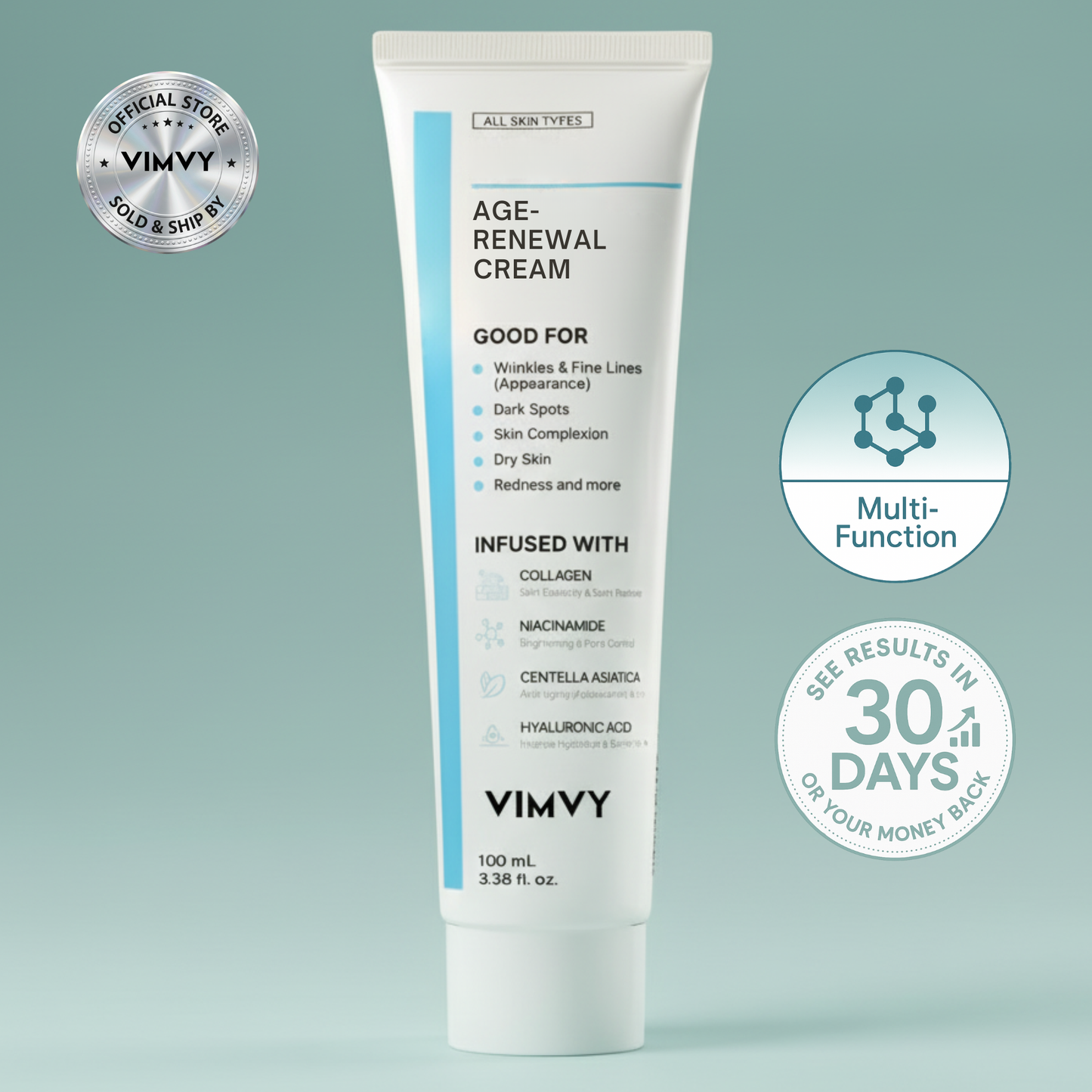 Crema antiedad YouthGlow™ de VIMVY