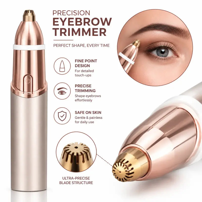 2-in-1 Brow Shaper & Face Fuzz Razor